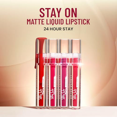 Swiss Beauty Stay On Matte Highly Pigmented Liquid Lipstick | With Vitamin E & Shea Butter | Smudge-Proof and Transfer-Proof | 24 Hour Stay | 2g, Shade- Classic Purple